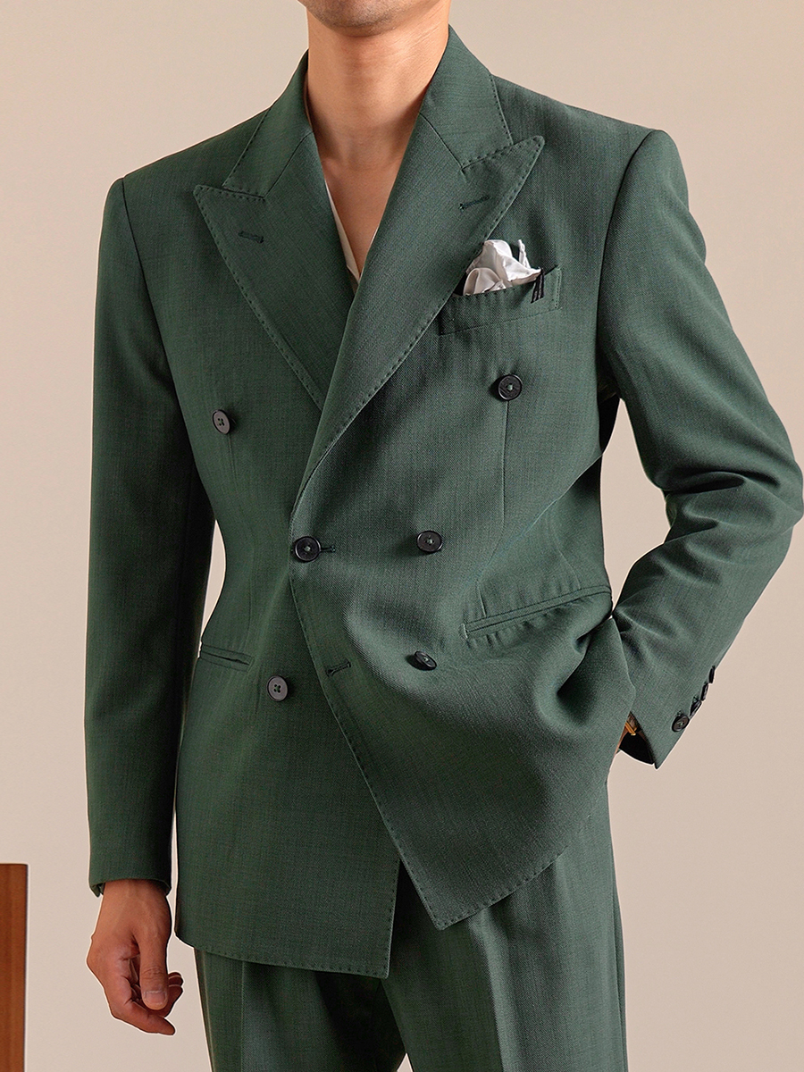 Men Formal Wear Pants - 10% Wool 12% Modal Mens Suits