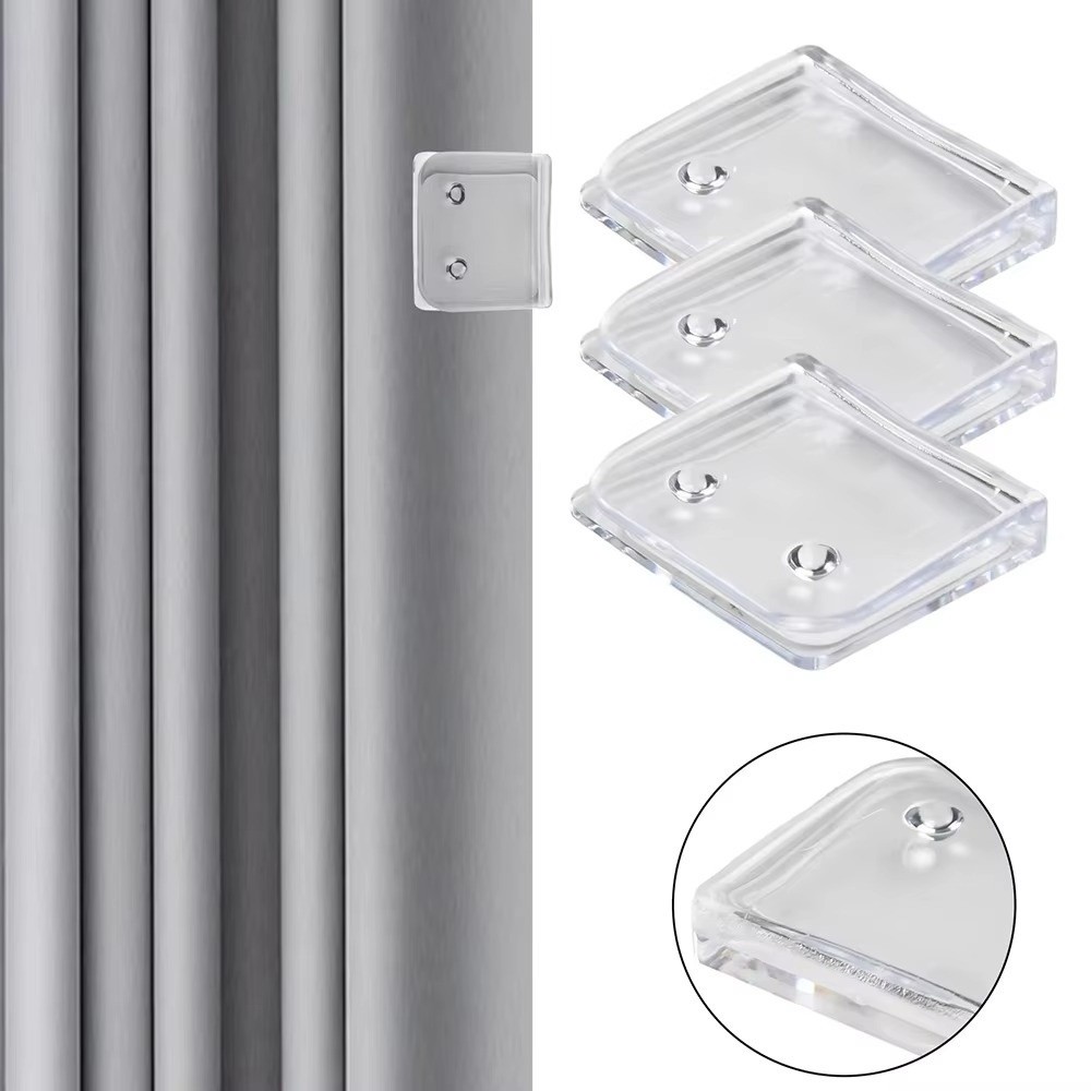 Windsor Knot Tie - 2/4/6/8Pcs Non-Punching Curtain Closure Clip Windproof