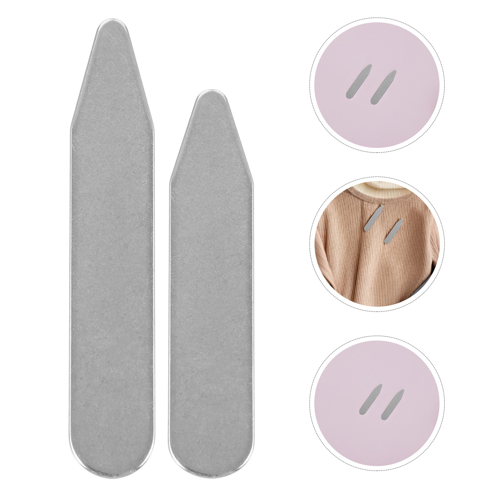 Men Formal Wear Dress - Stainless Steel Collar Stays for Dress