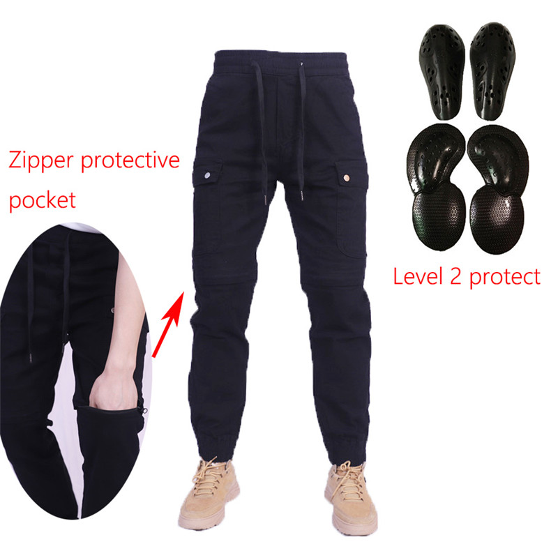 Windsor Knot Tie - Motorcycle Riding Jeans Pants Elastic waist