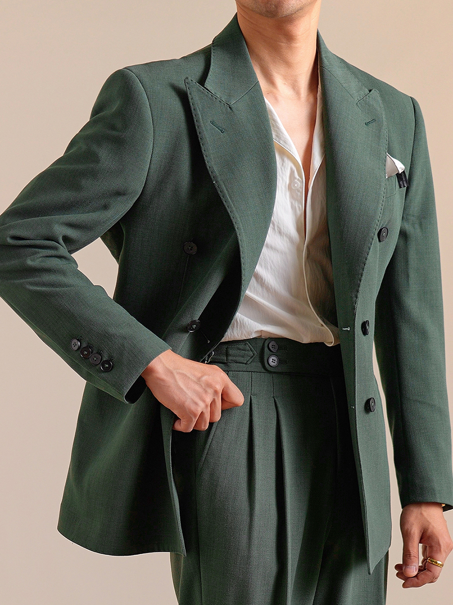 10% Wool 12% Modal Mens Suits  - Men Formal Wear Pants のレビューと価格