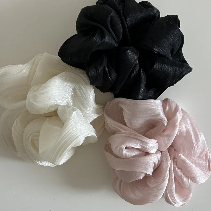 Korean Fashion Glossy Chiffon  - Tie Bar Clip のレビューと価格