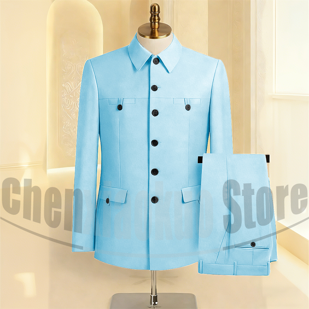 Men's Suit Set 2 Piece Formal  - Men Formal Wear Pants のレビューと価格