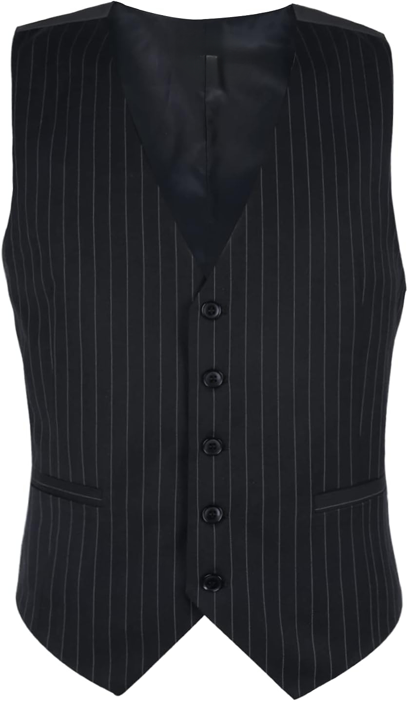 Mens Pinstripe Business Suit V - Men Formal Wear Dress のレビューと価格