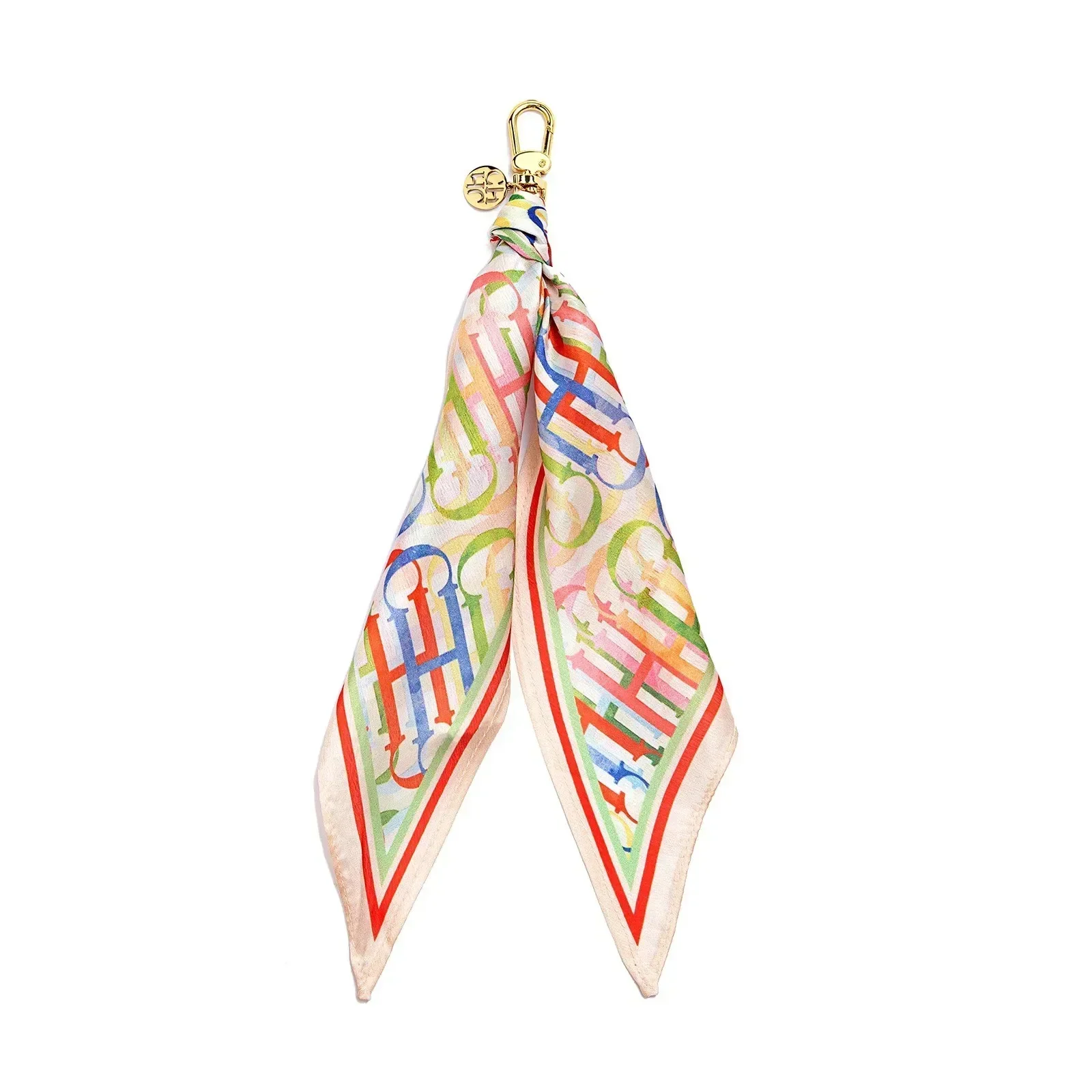 CH Scarf Keychain Bag Charm Mo - Monogrammed Handkerchief のレビューと価格