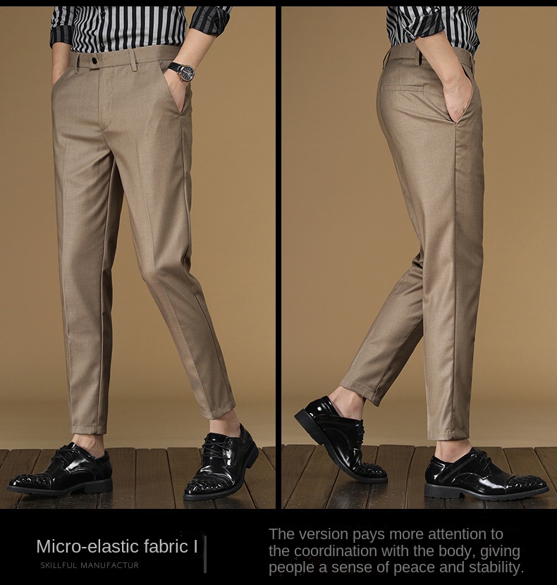 Summer Suit Pants Men Red Blac - Men Formal Wear Dress のレビューと価格