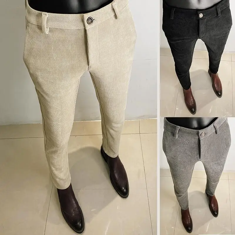 Autumn Winter Thickened Woolen - Men Formal Wear Dress のレビューと価格