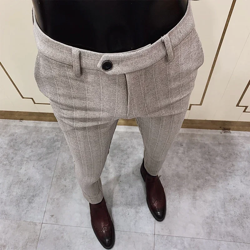 Autumn Winter Thickened Woolen - Men Formal Wear Dress のレビューと価格