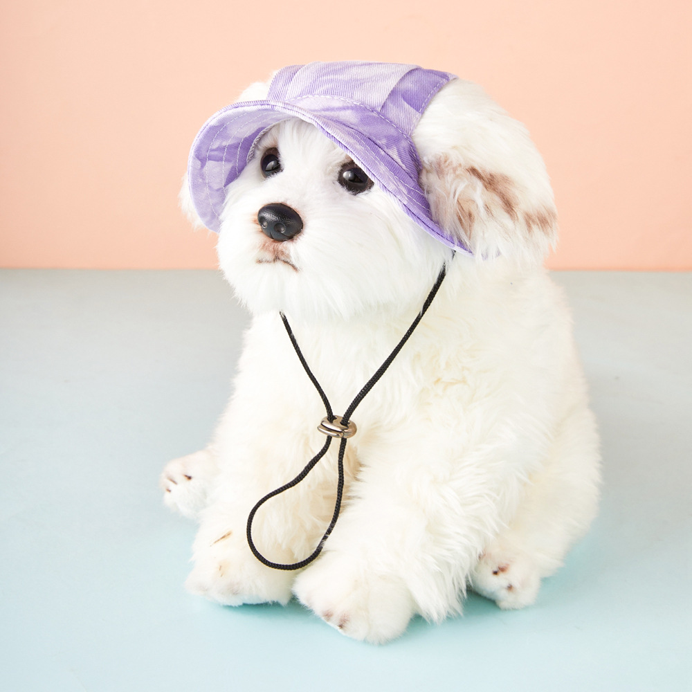 Tie Dye Pet Bucket Hat for Dog - Windsor Knot Tie のレビューと価格