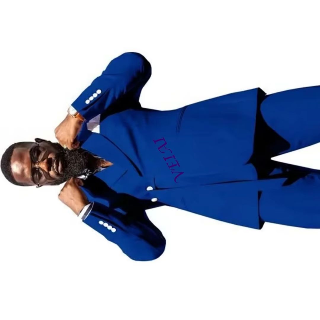 CustomizedChic Blue 3-Piece Me - Men Formal Wear Pants のレビューと価格