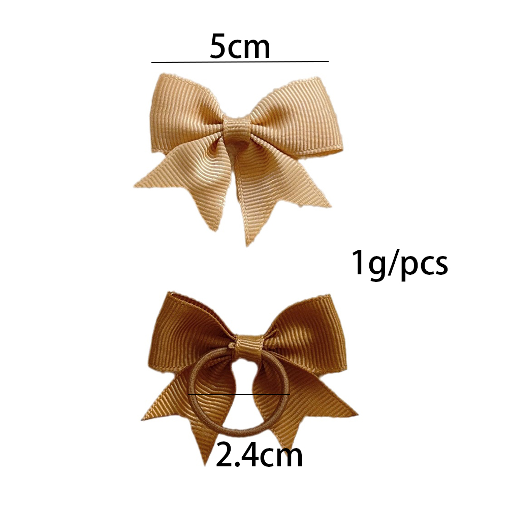 10Pcs 3 Styles Bows Elastic Ha - Tie Bar Clip のレビューと価格