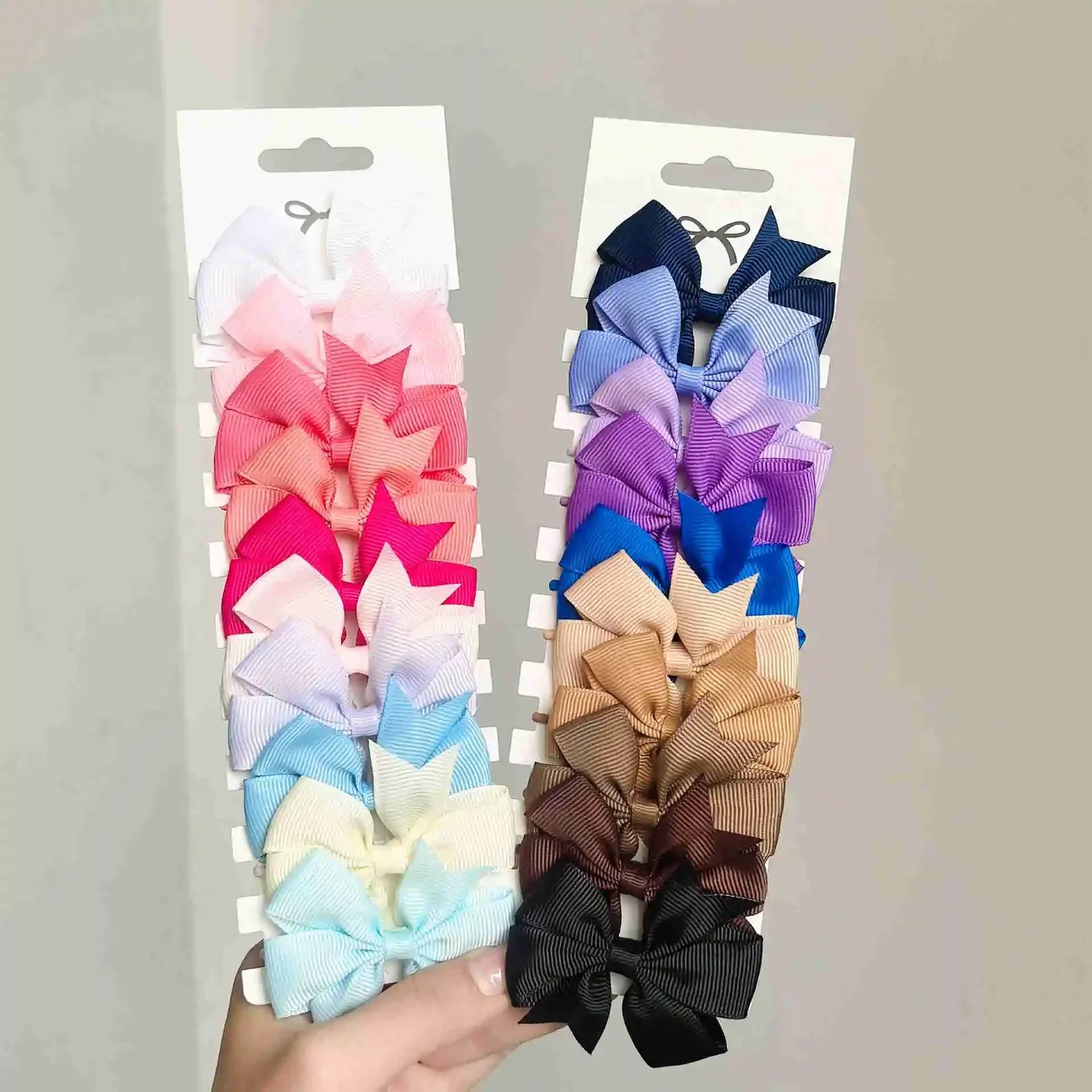 10Pcs 3 Styles Bows Elastic Ha - Tie Bar Clip のレビューと価格