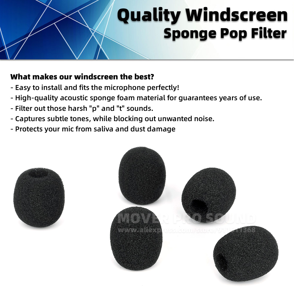 5Pcs Foam Windscreen Parts For - Windsor Knot Tie のレビューと価格