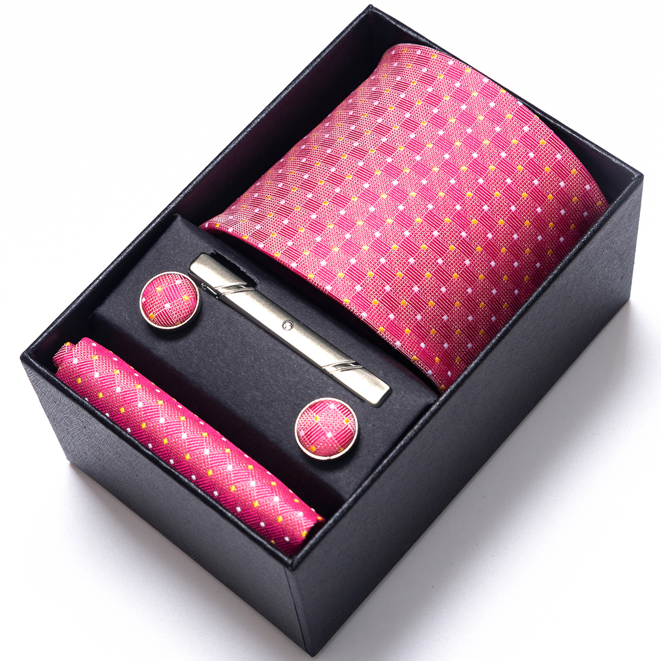 Bright Color Paisley Men's Tie - Tie Bar Clip のレビューと価格