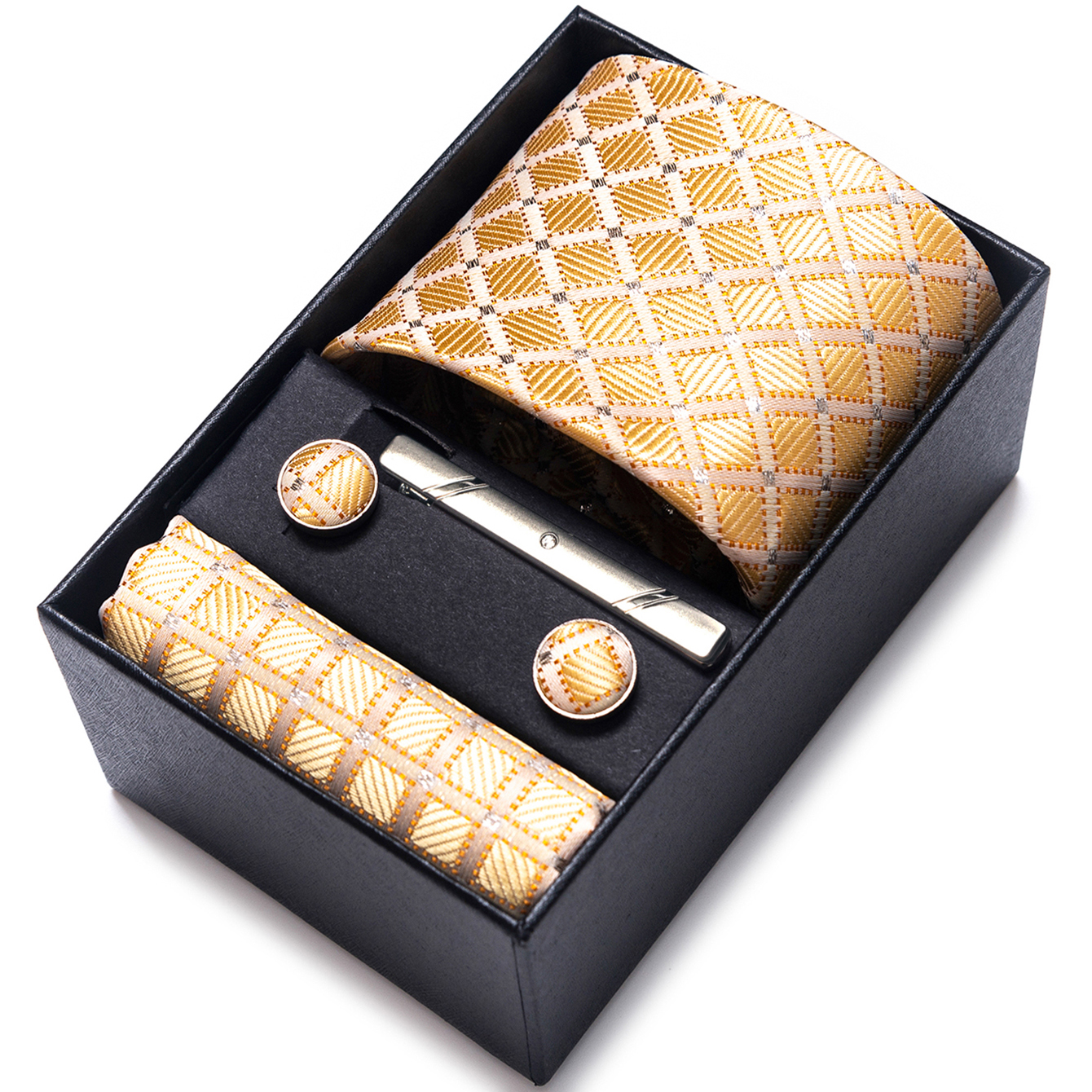 Bright Color Paisley Men's Tie - Tie Bar Clip のレビューと価格