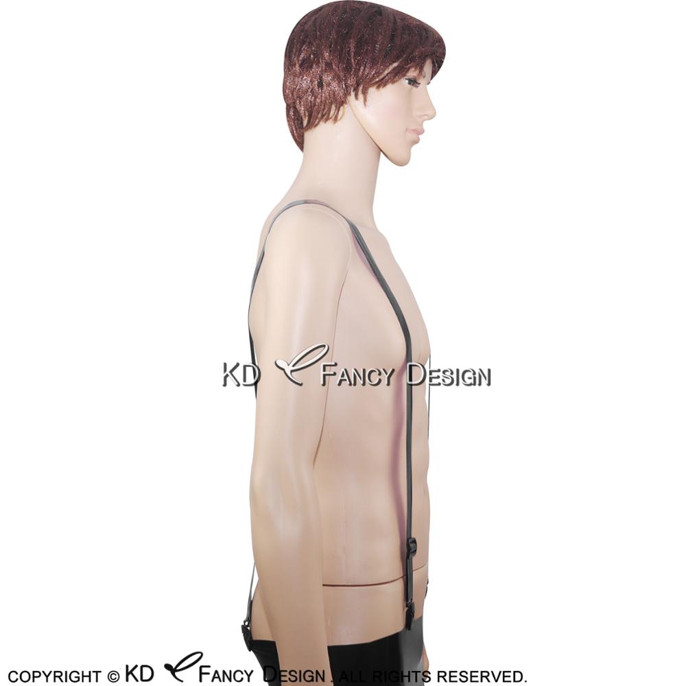Black Sexy Rubber Latex Suspen - Tie Bar Clip のレビューと価格