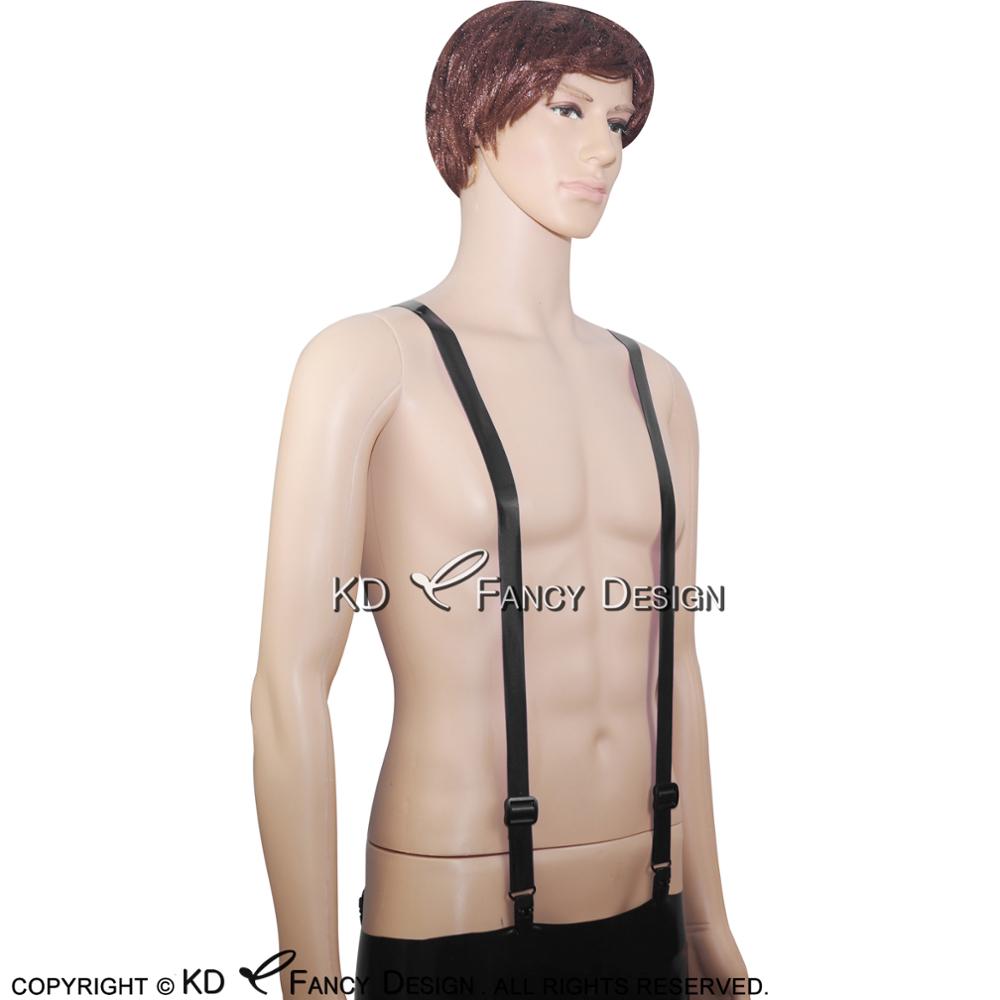 Black Sexy Rubber Latex Suspen - Tie Bar Clip のレビューと価格