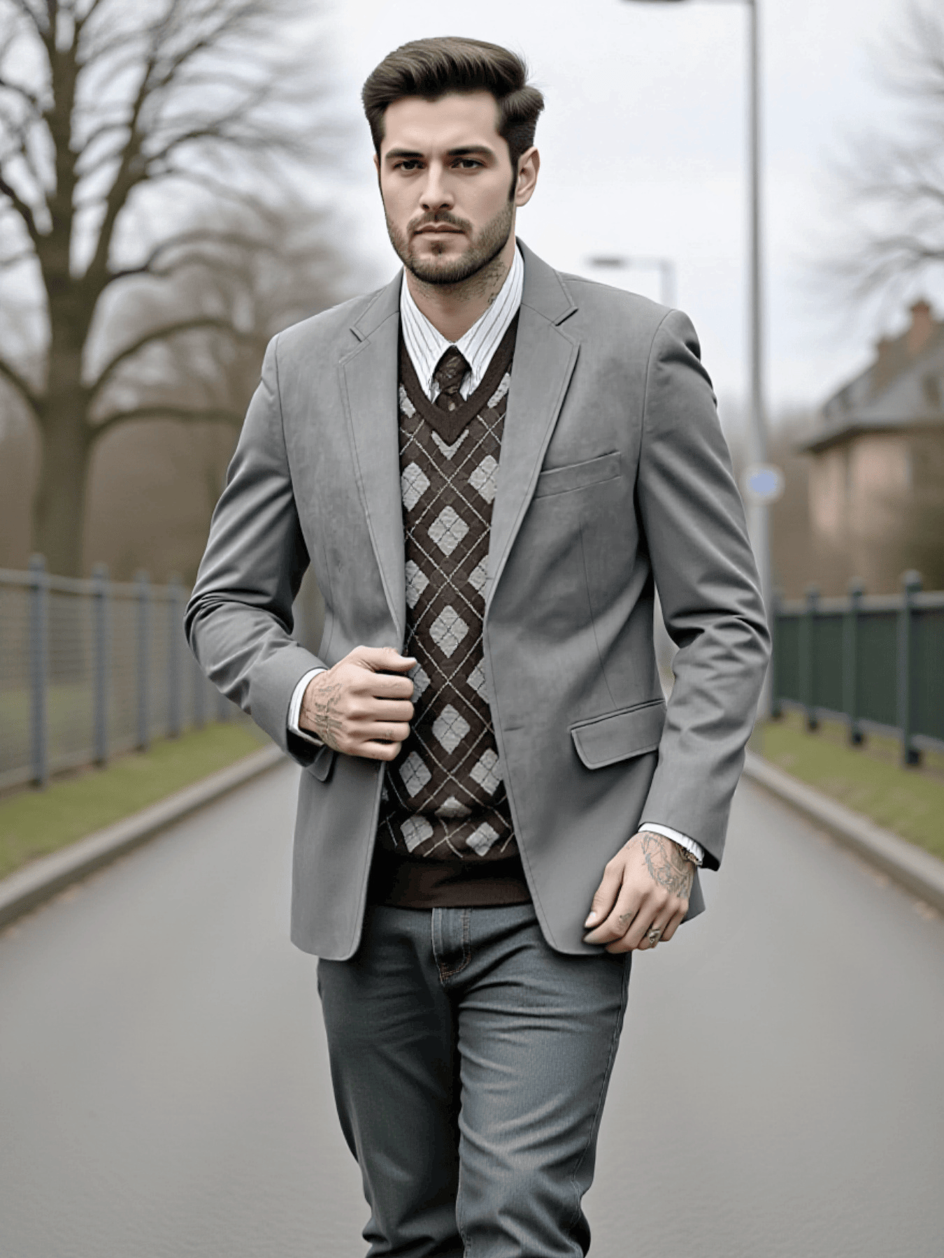 Spring Men's Single-Breasted J - Men'S Urban Formal Wear のレビューと価格