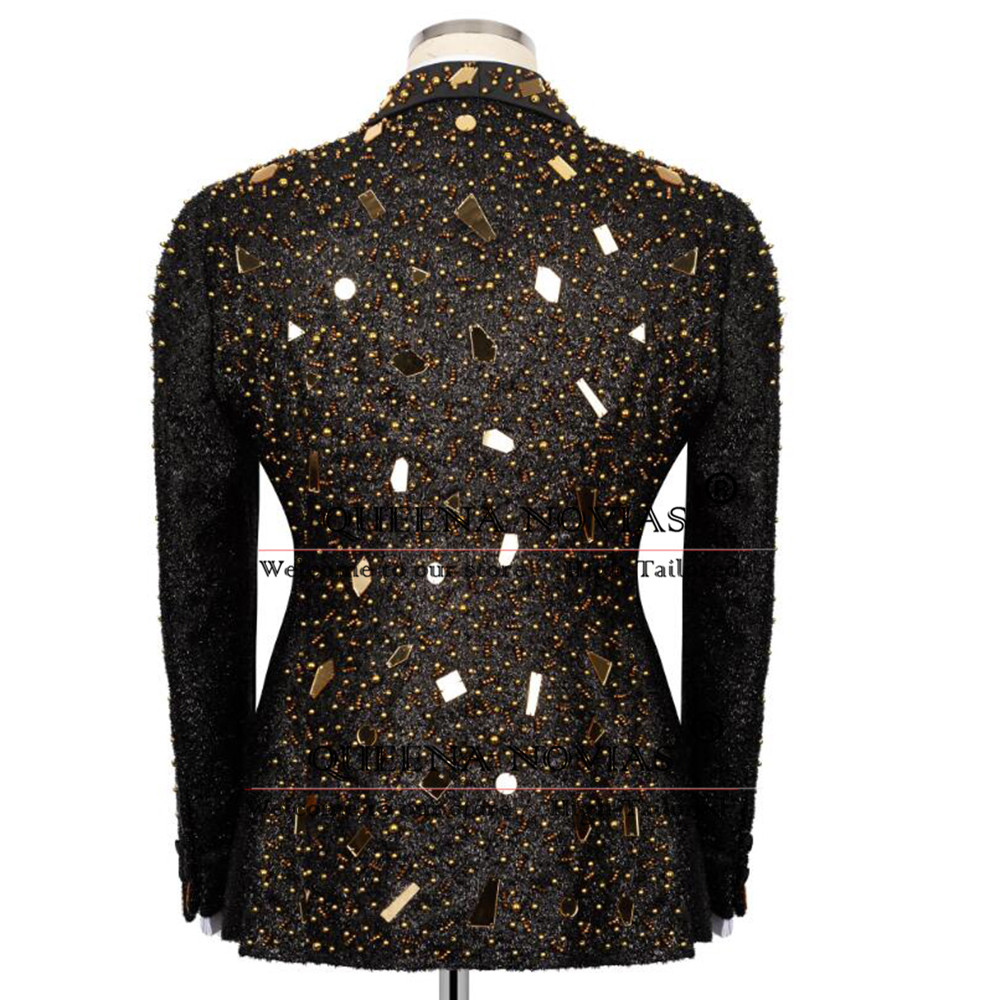 Sparkly Crystals Beading Suit  - Men'S Formal Wear For Reception のレビューと価格