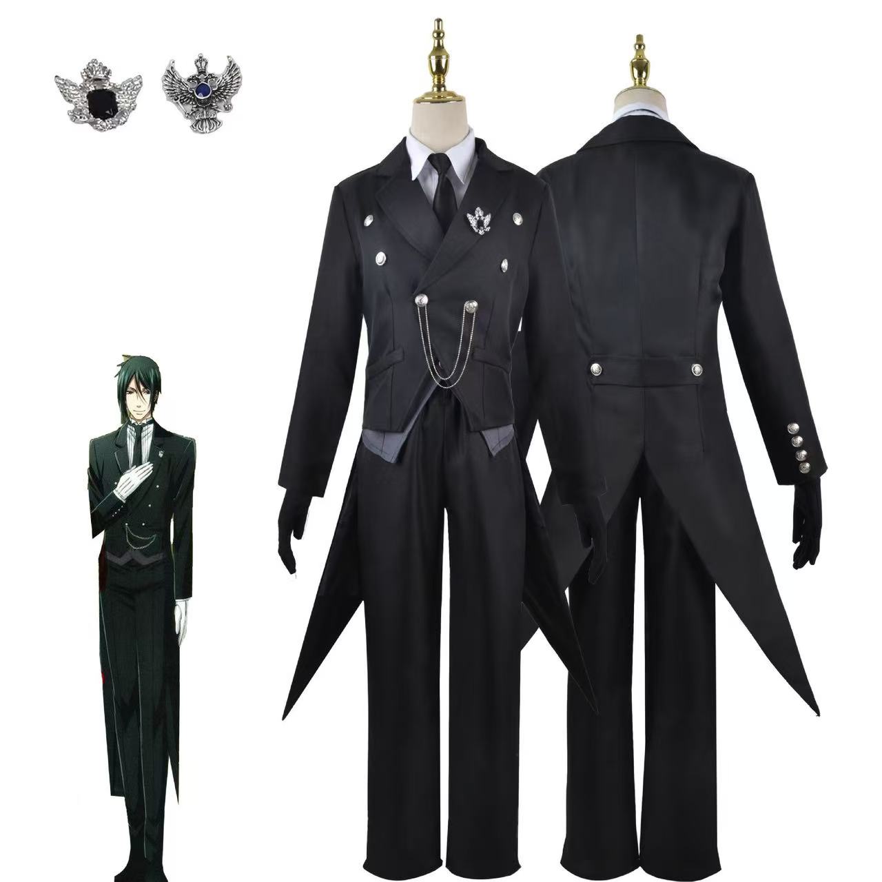 Cosplay costume Sebastian's fu - Japan Formal Wear Men のレビューと価格