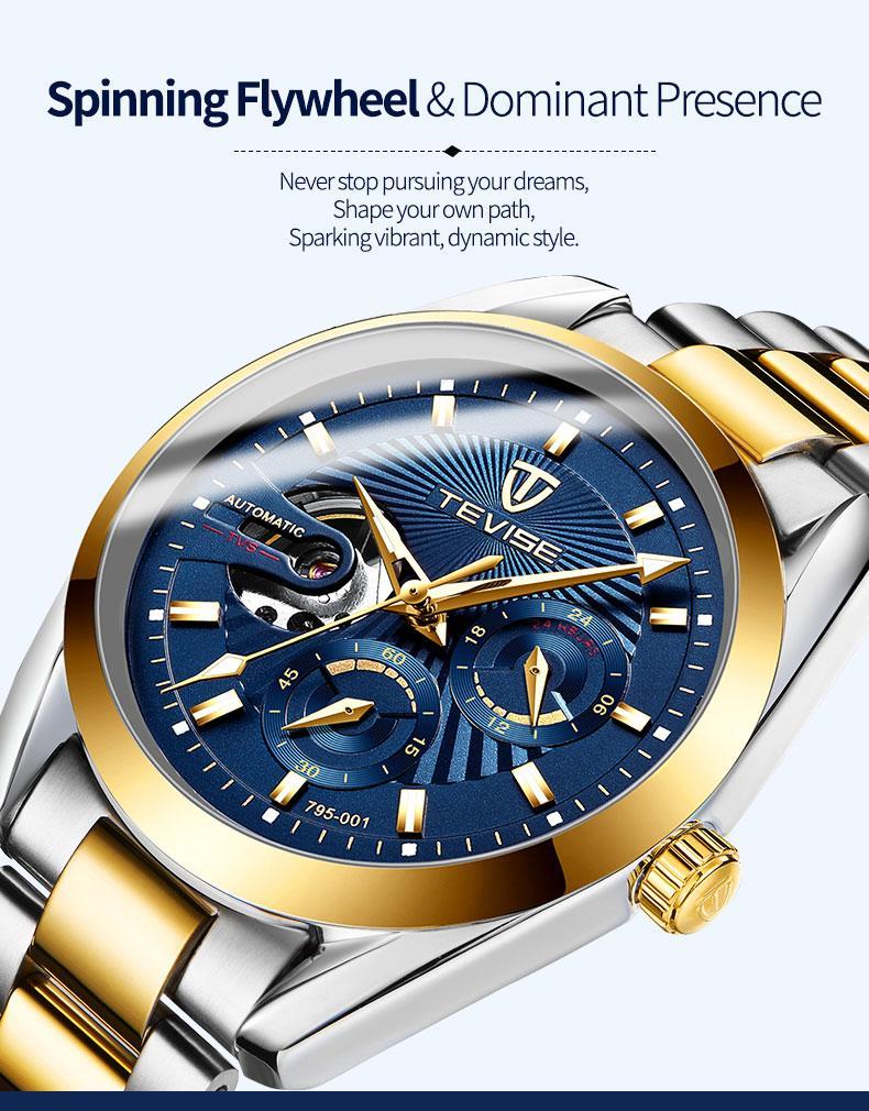 TEVISE men's watch - a busines - Men'S Formal Wear Watches のレビューと価格