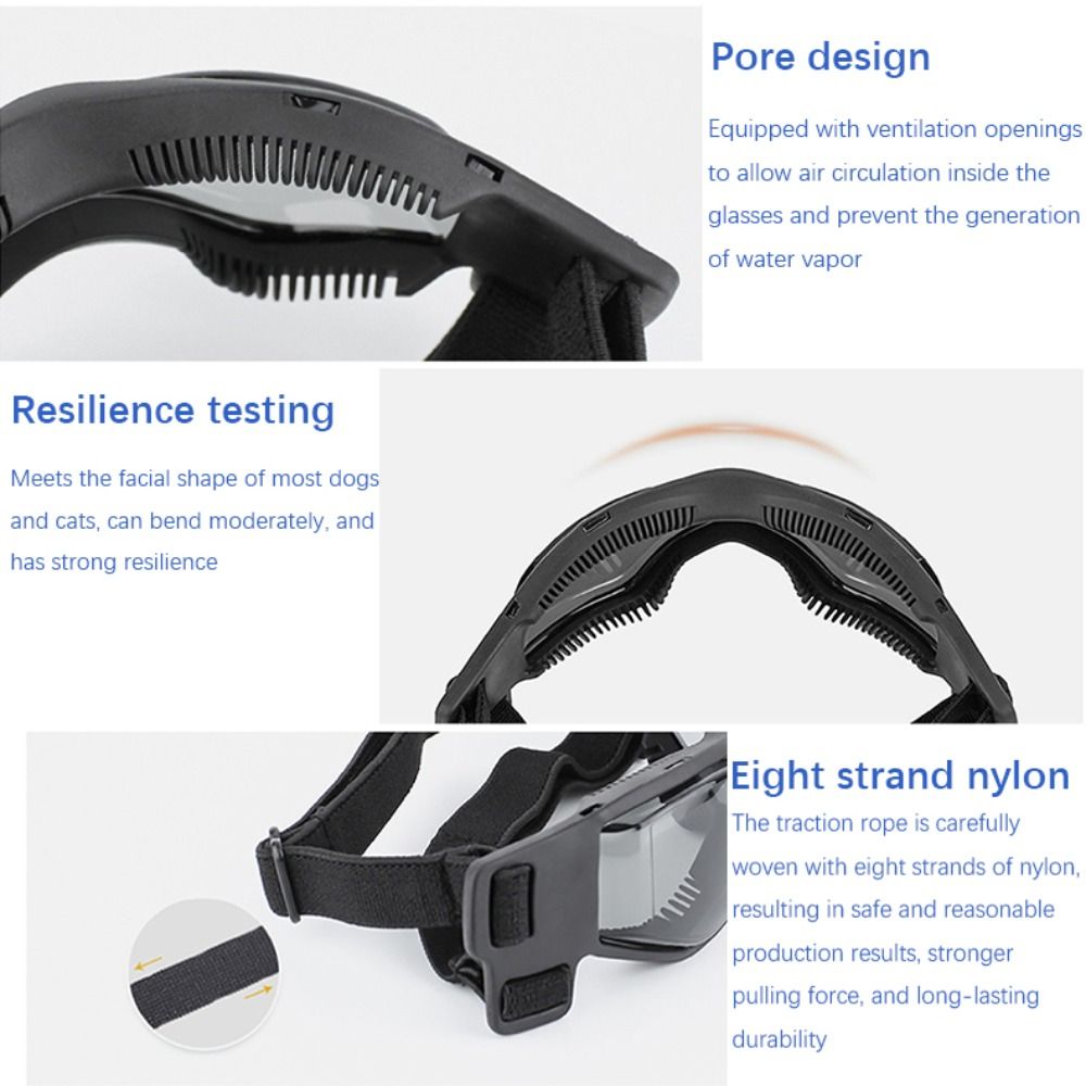 Silicon+PC+Nylon Pet Goggles A - Windsor Knot Tie のレビューと価格