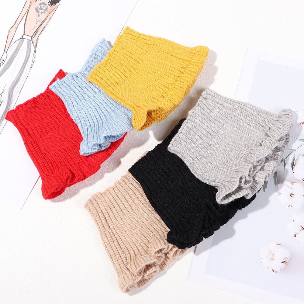 Knitted Fake Collar Scarf Wome - Windsor Knot Tie のレビューと価格