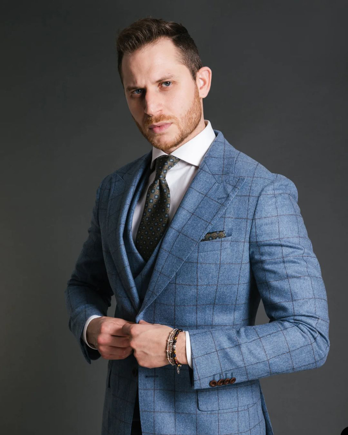 Blue Vintage Men Suit Tailor-M - Men Formal Wear Pants のレビューと価格