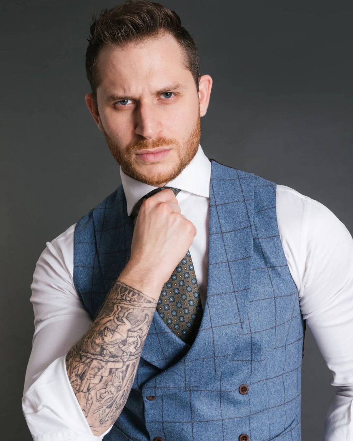 Blue Vintage Men Suit Tailor-M - Men Formal Wear Pants のレビューと価格