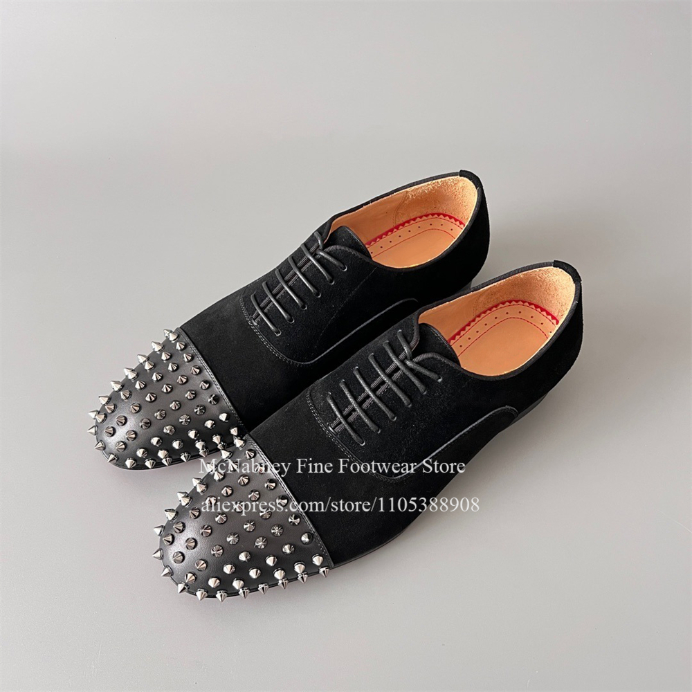 Spike Studs Leather Dress Shoe - Men Formal Wear Dress のレビューと価格