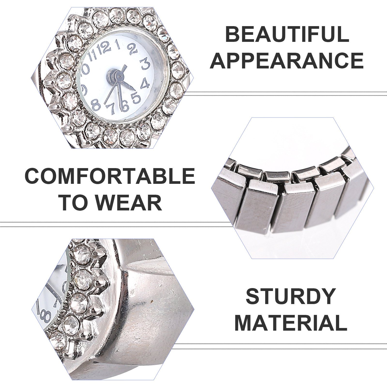 Finger Ring Watch Zinc Alloy J - Men'S Formal Wear Watches のレビューと価格