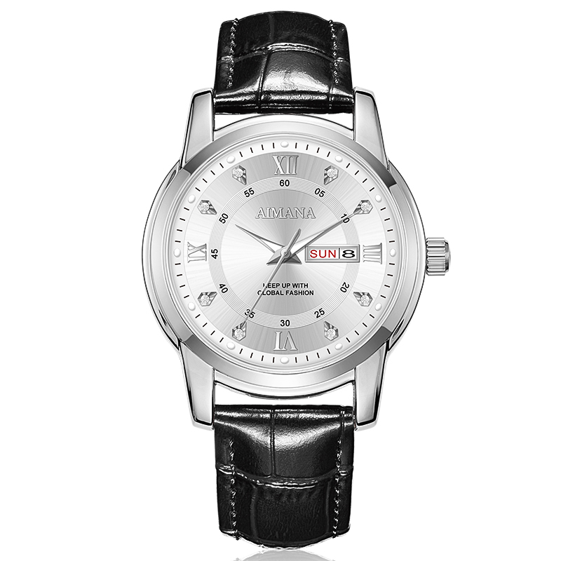 Elegant Leather Band Watch for - Men'S Formal Wear Watches のレビューと価格