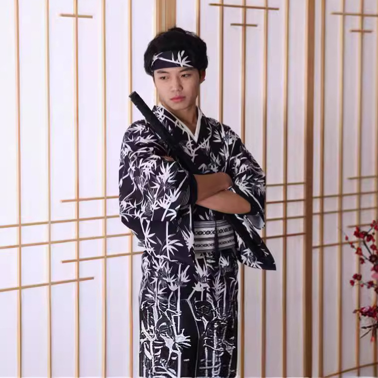 Men's Japanese Bamboo-Pattern  - Men Formal Wear Photoshoot のレビューと価格