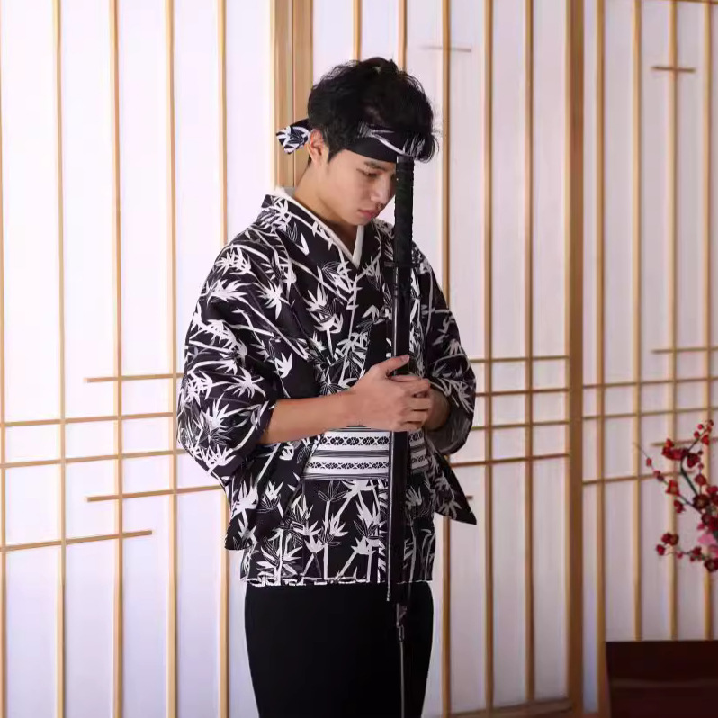 Men's Japanese Bamboo-Pattern  - Men Formal Wear Photoshoot のレビューと価格