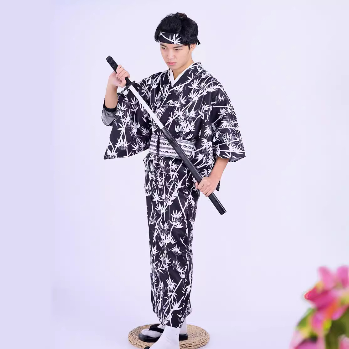 Men's Japanese Bamboo-Pattern  - Men Formal Wear Photoshoot のレビューと価格