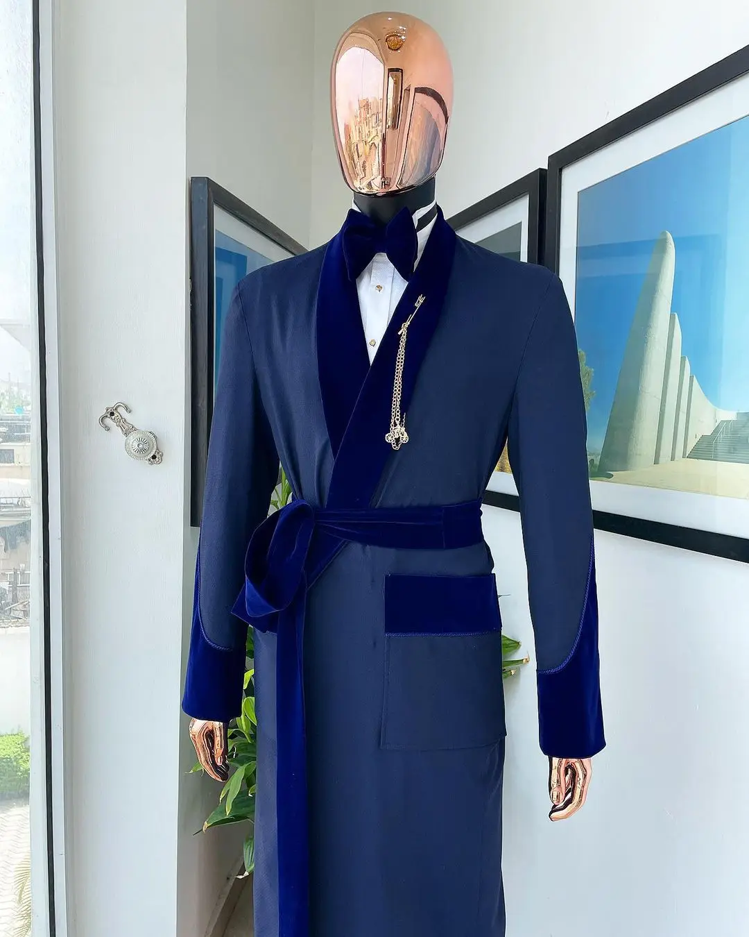 Tailor Made Royal Blue Men Sui - Men Formal Wear Dress のレビューと価格