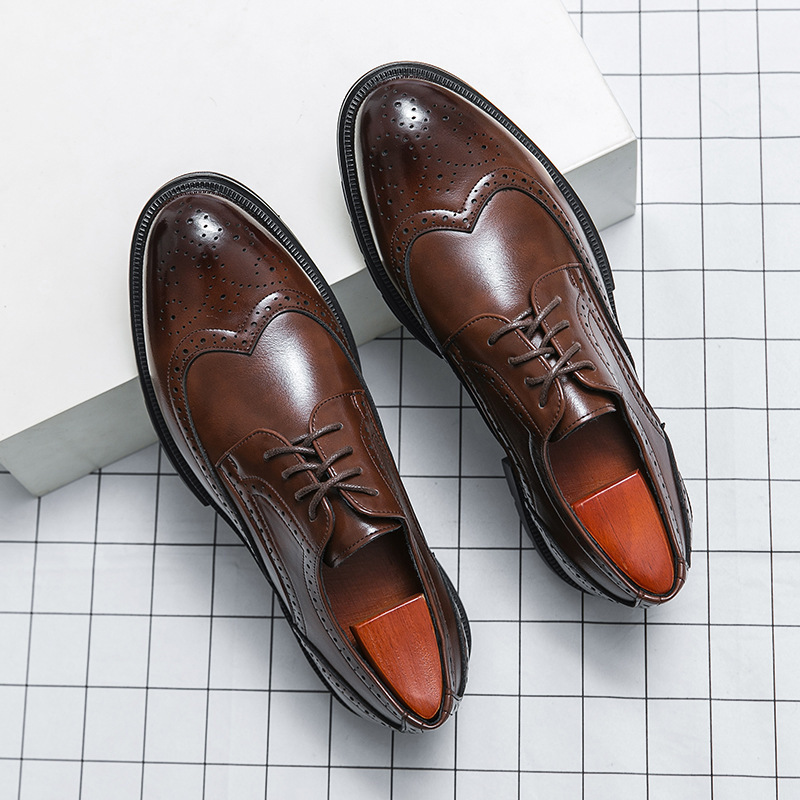 Men Brogue 5/8/10CM Platform H - Men Formal Wear Dress のレビューと価格